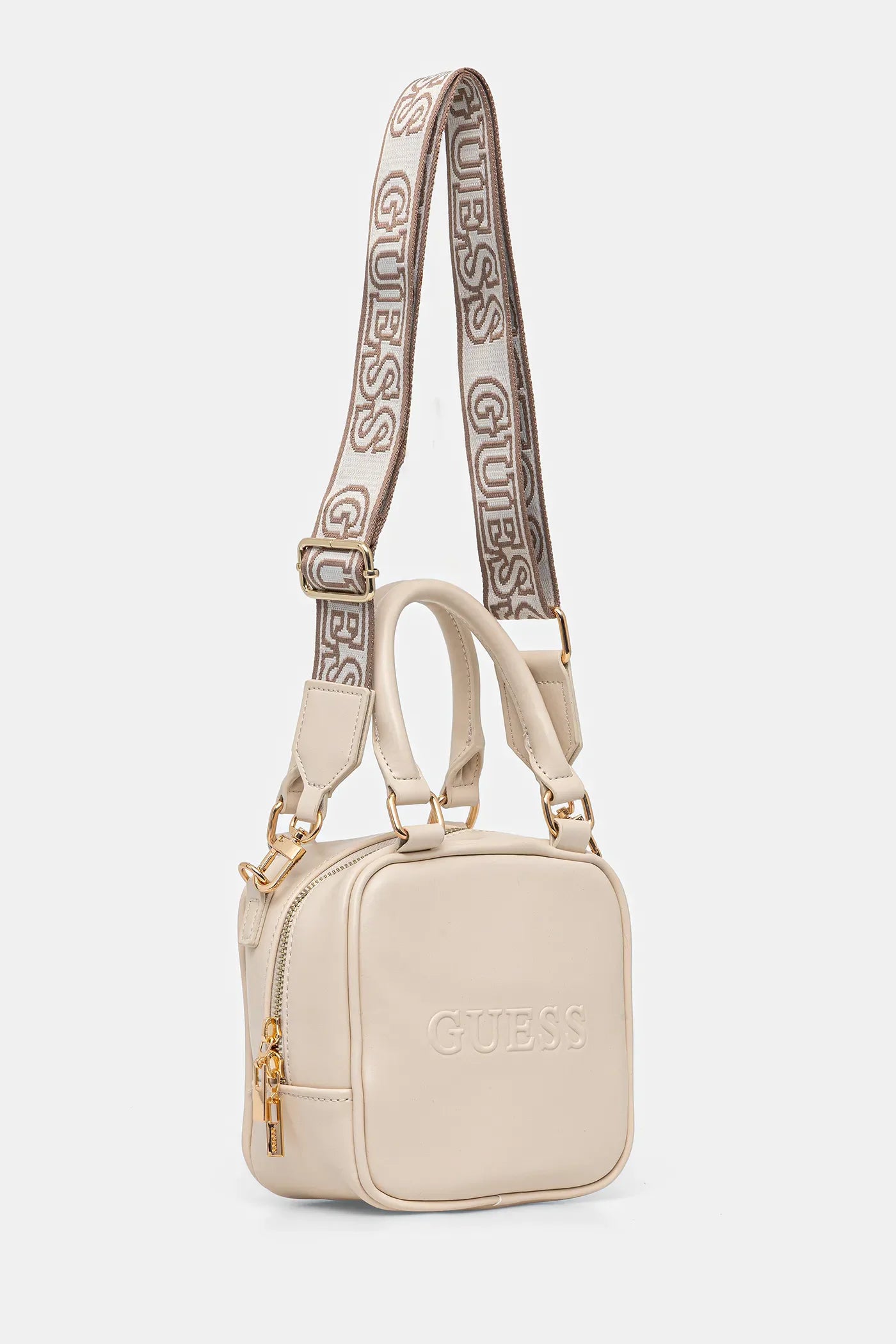GUESS Camera Bag Cross Shoulder bag one Dove White