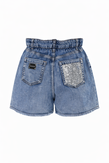 Nosecrets Shorts caramella Diamante 231NS015 - Stone Bleach