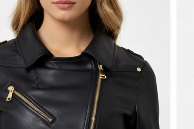 NOSECRETS MILANO Chiodo Eco Pelle Spalmato 223ns218 - Nero