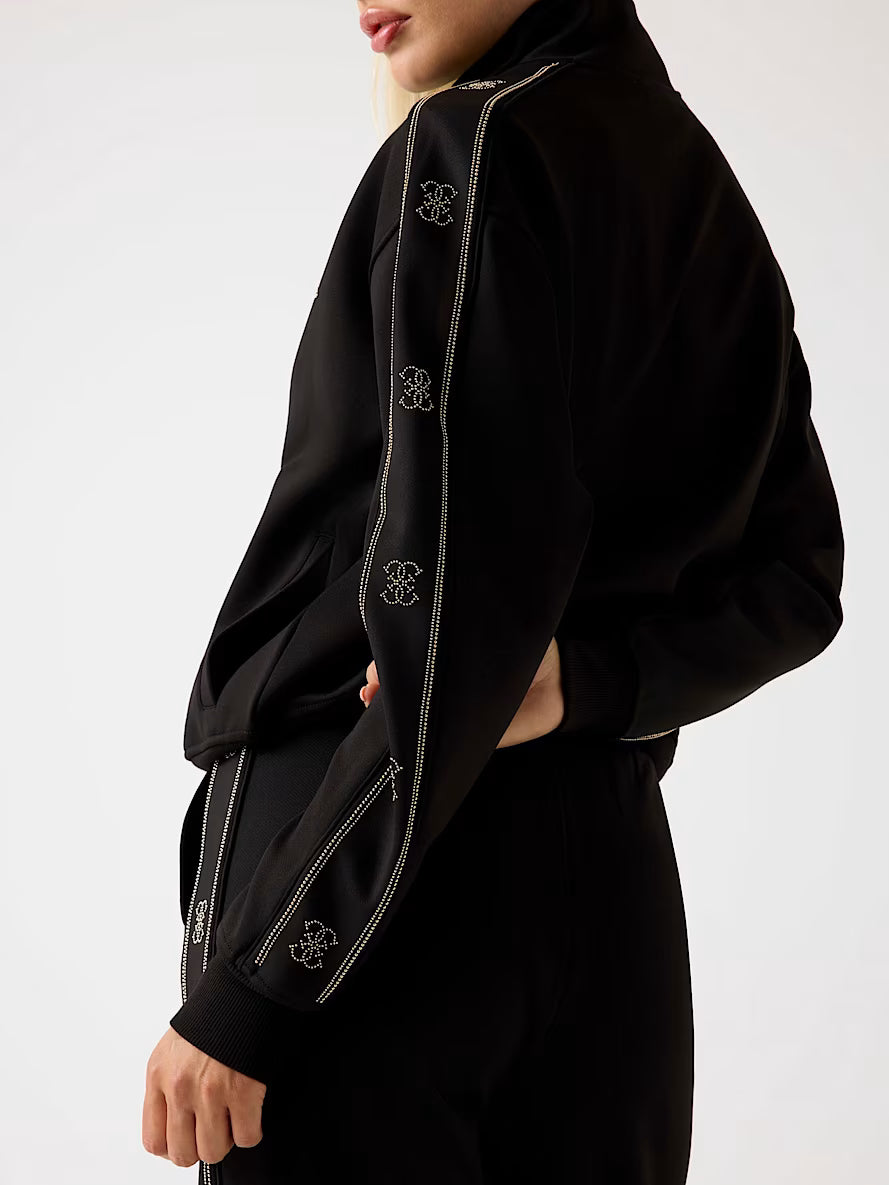 Felpa Guess Donna con Zip - Eco Octavia