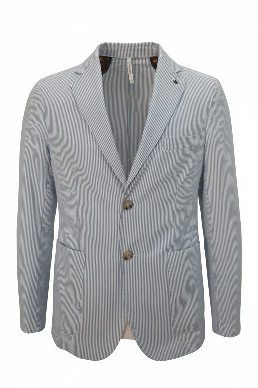 Alessandro Gilles Giacca Slim Fit Righe - E-commerce