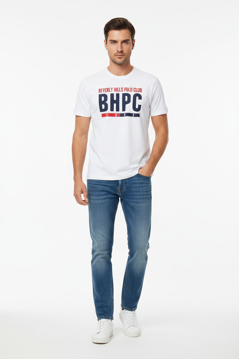 Beverly Hills Polo Club BHPC 1982 - Modello con Jeans
