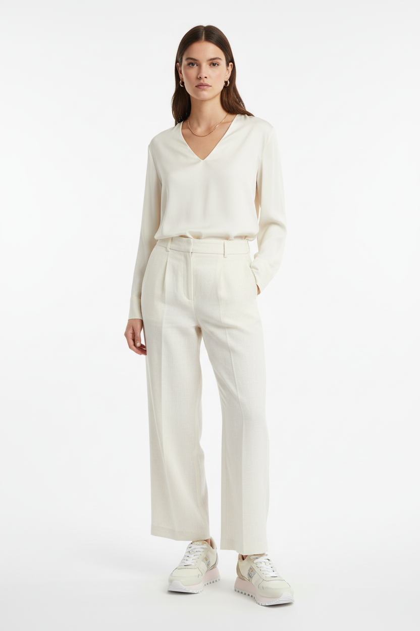 Blauer Sneakers Donna con Modella