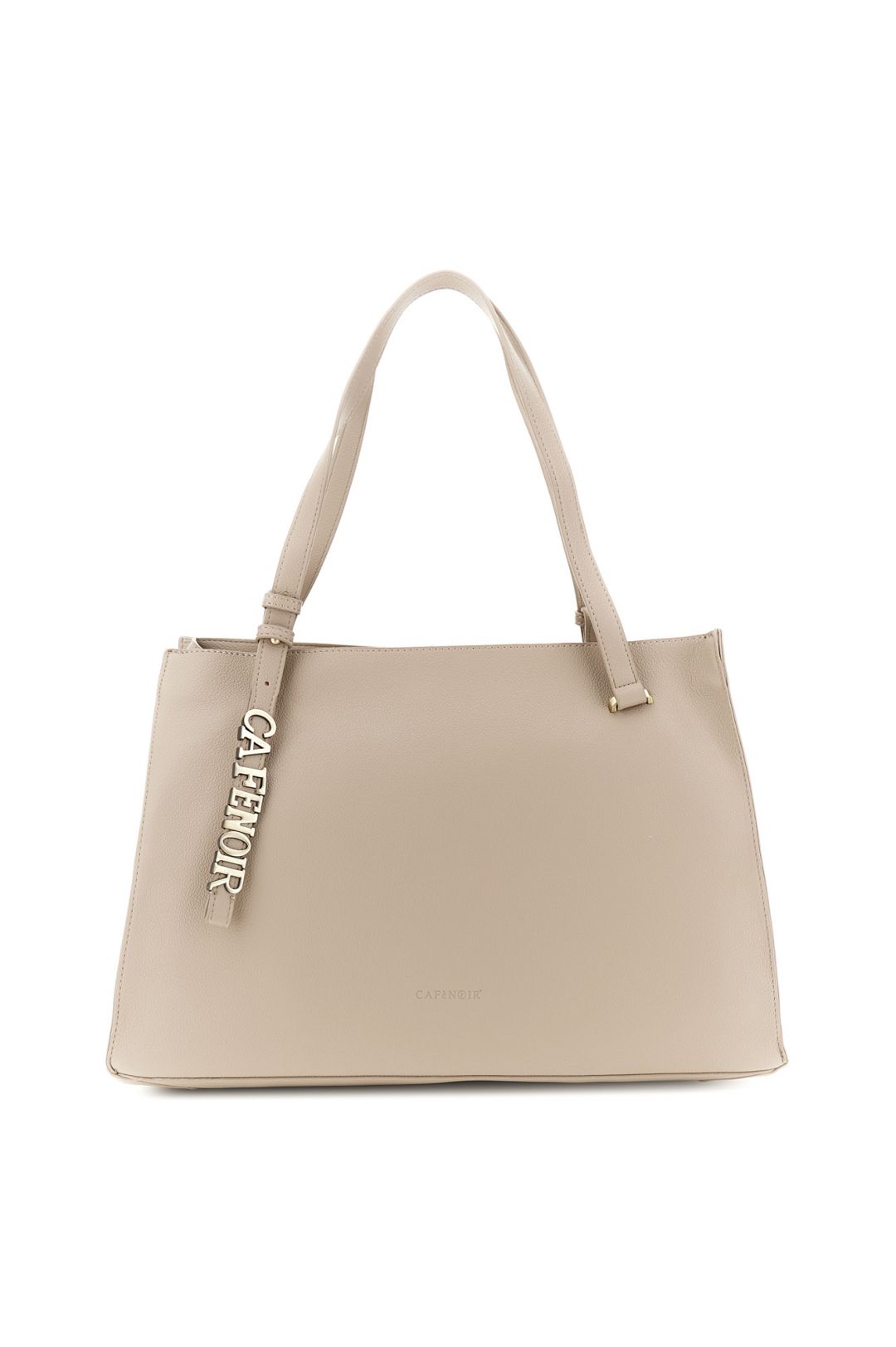 CAFèNOIR Borsa Shopping Sfoderata con Lettering