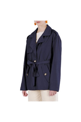 CafèNoir trench tessuto tecnico C7JI0117B020 navy