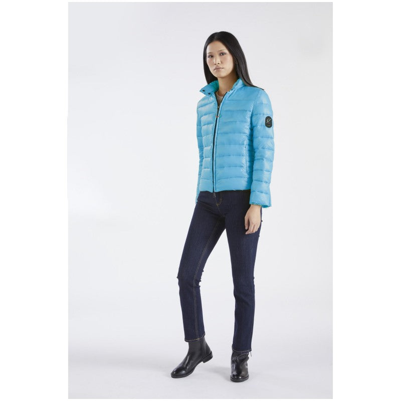 CaféNoir JN0030 piumino corto ultralight Ottanio/Lime