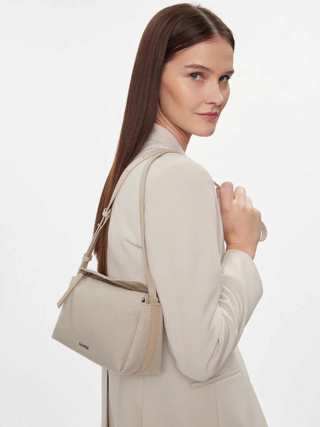 Calvin Klein Borsetta Gracie Mini Bag_Jcq Mono K60K611753 Beige
