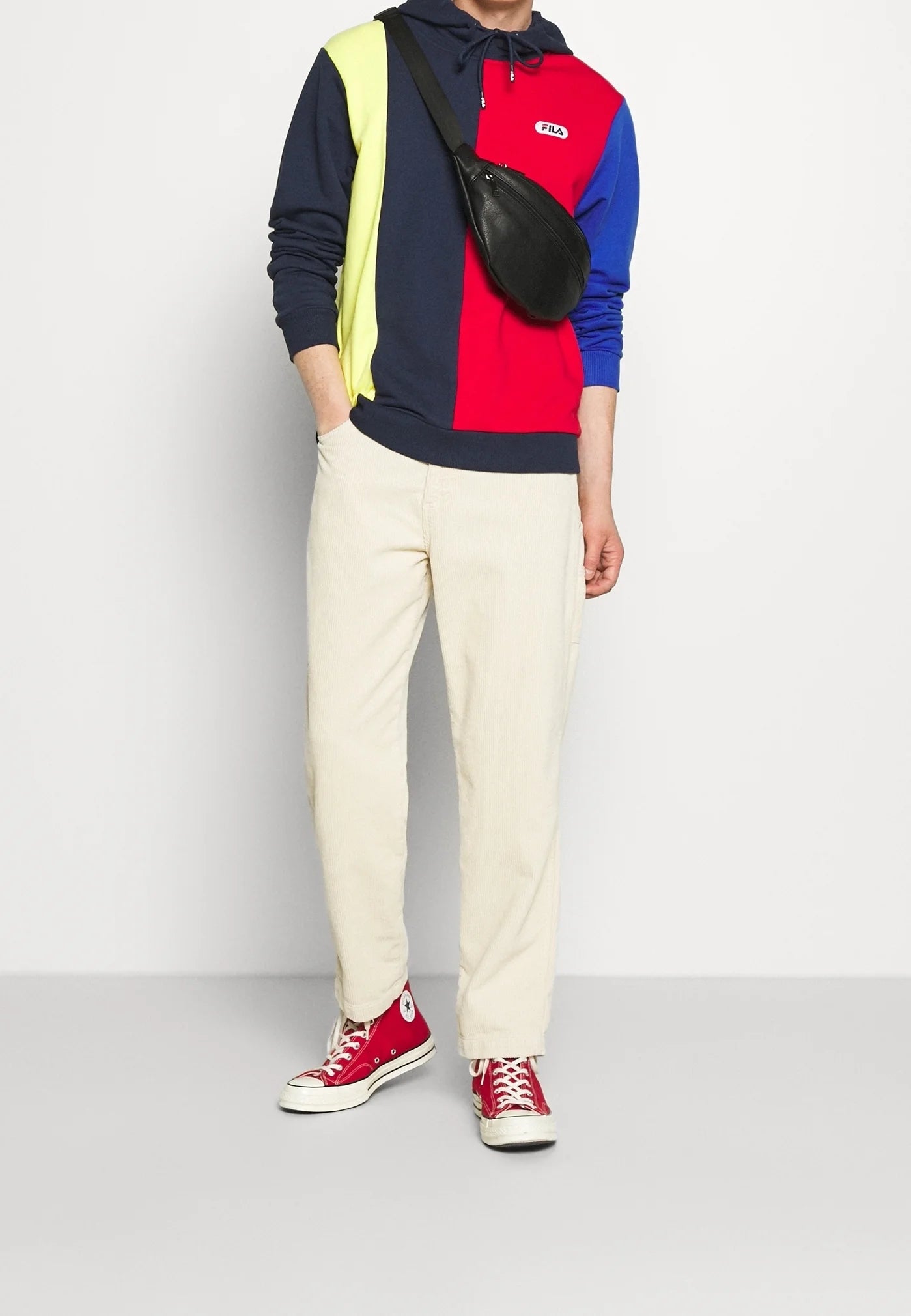 Fila – Felpa con Cappuccio Bairn Block Hoody Multicolor | Art. 687959