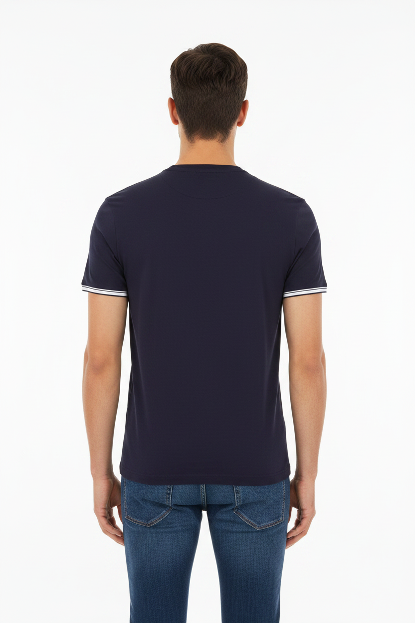 Emporio Armani Athletics T-Shirt Blu Marine - Retro