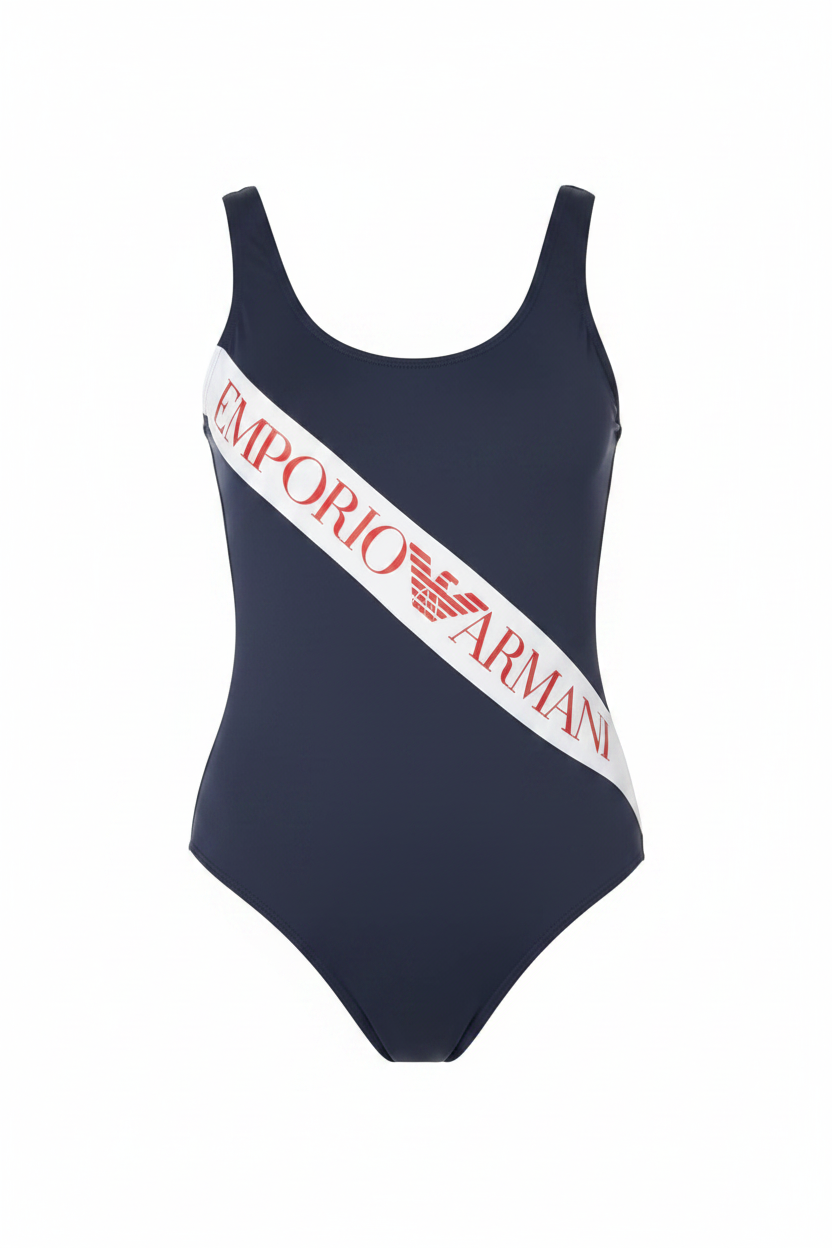 Emporio Armani Costume One Piece Blu Marino - Ghost Mannequin