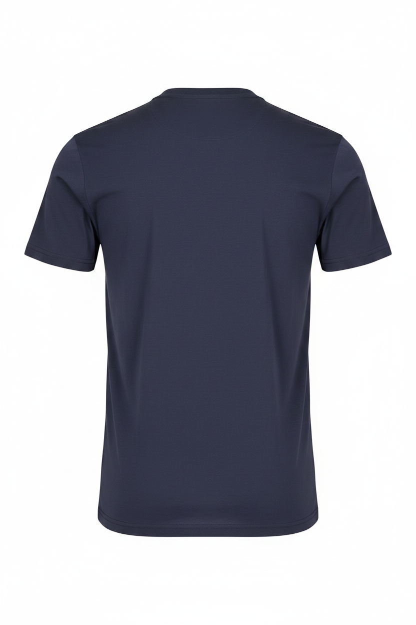 Emporio Armani T-Shirt Uomo Blu - Vista Retro Ghost Mannequin
