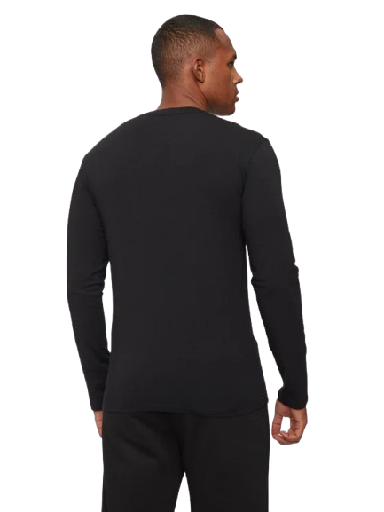 Emporio Armani T-Shirt Uomo Longsleeve 111984 4F525 00020 Nero Regular Fit