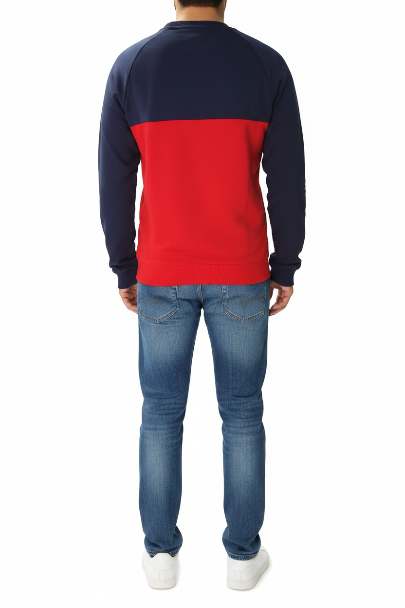 Fila Sasson Crew Sweater – Retro Modello Full Body