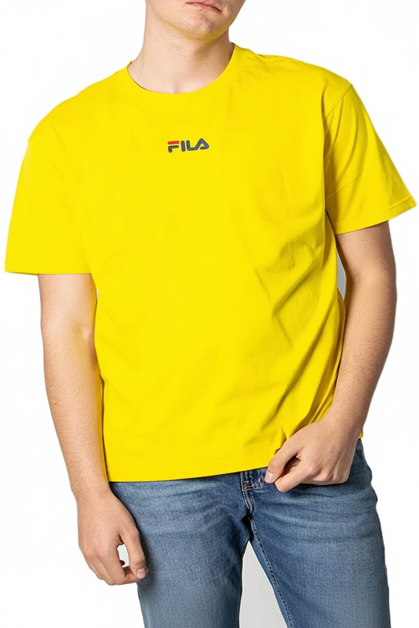 Fila T-Shirt Bender Uomo Empire Yellow