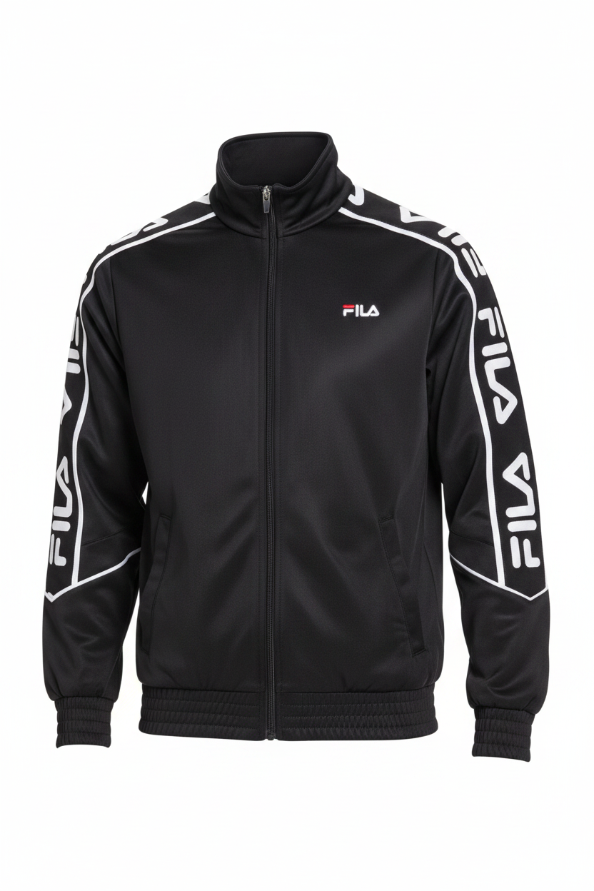 Fila Track Jacket Nero – Ghost Mannequin