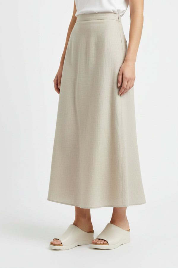 Fly London Wigg672fly Sandali Avorio con modella gonna lino