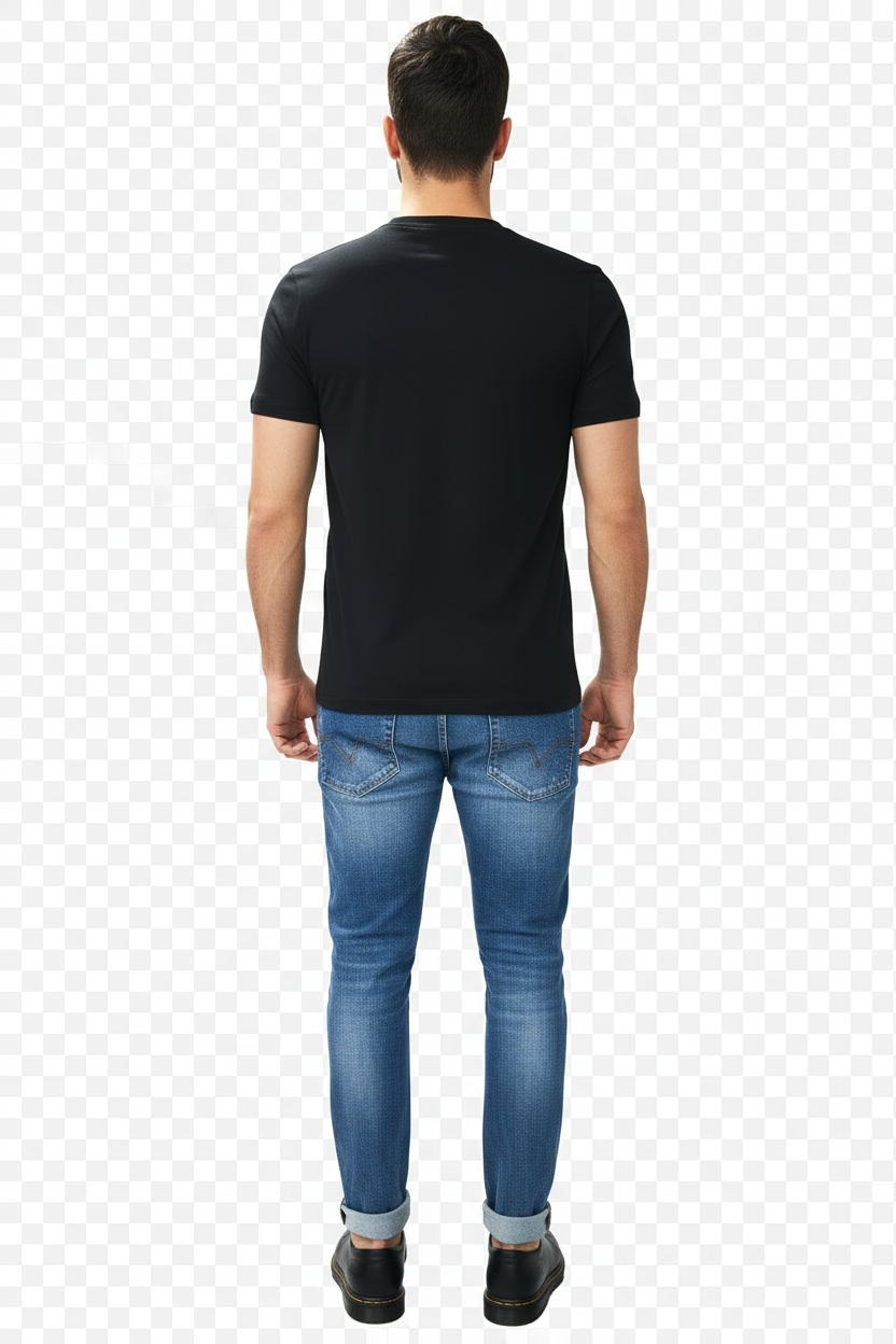 GUESS T-Shirt - Retro Modello Senza Logo