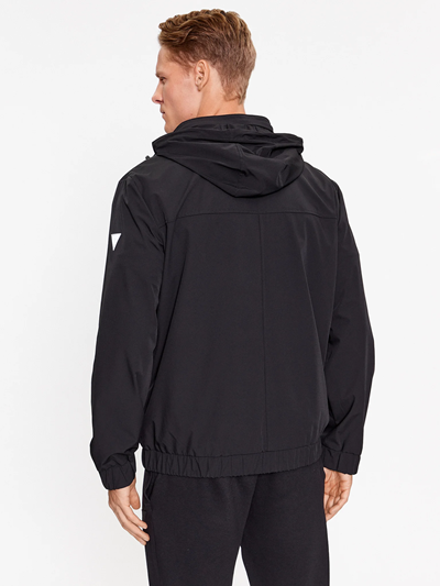 GUESS Giacca Sportiva Nera con Cappuccio
