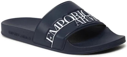 Emporio Armani XVPS02 Slider Logo a Rilievo – Marine Blue