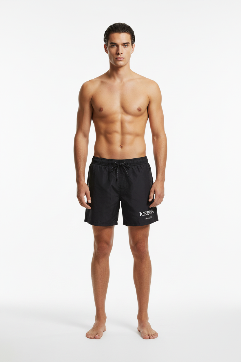 Iceberg Costume Bermuda Uomo ICE2MBM01 Nero