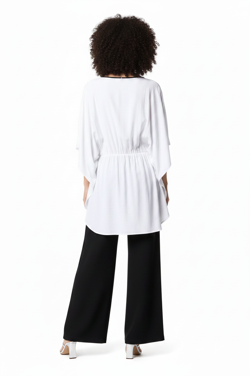 Iceberg Kaftano Donna ICE1WCU06 Bianco - Vista Retro Modella