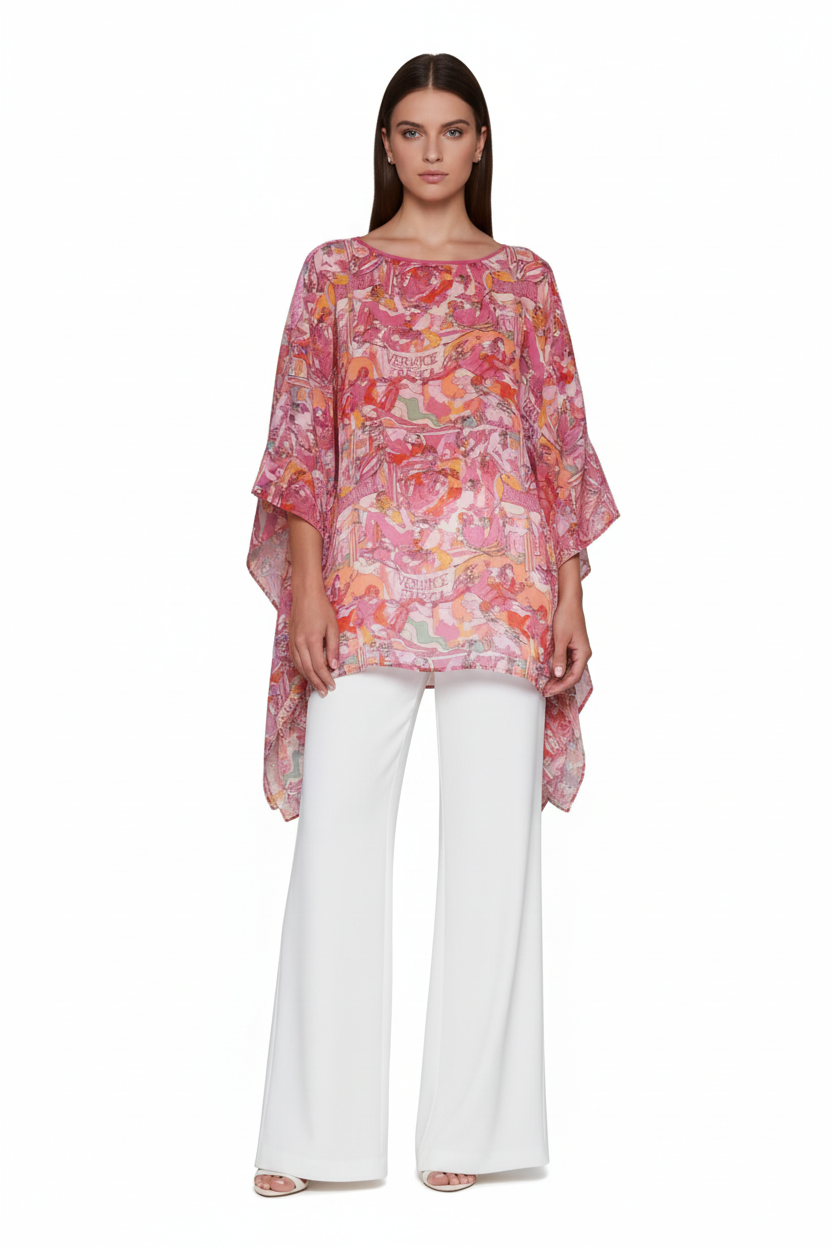 Iceberg Kaftano Donna Multicolor Fantasy - Full Body con Palazzo Bianchi