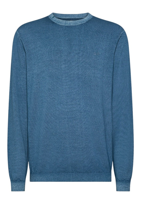 Sun68 Maglia Uomo K45130/80 Effetto Used Avio Scuro