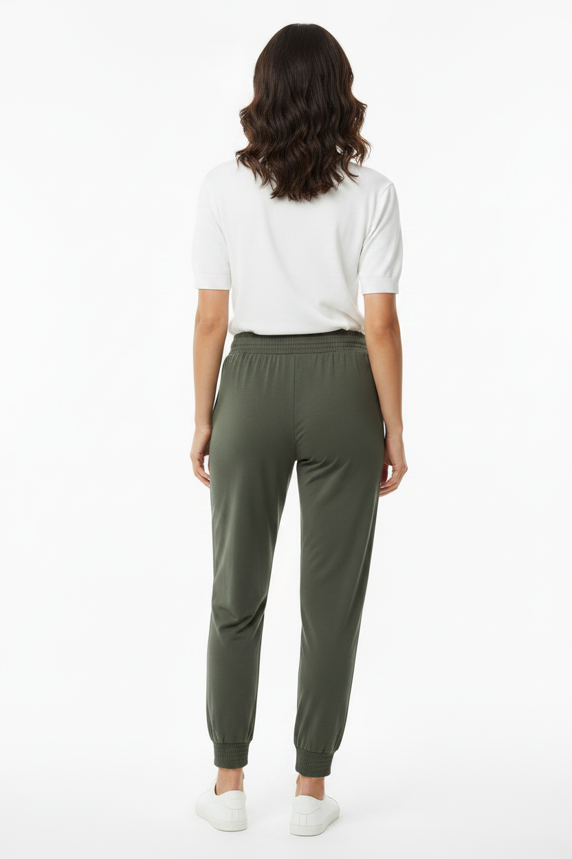 Liu Jo Pantaloni Jersey VA6125 - Vista Retro Modella