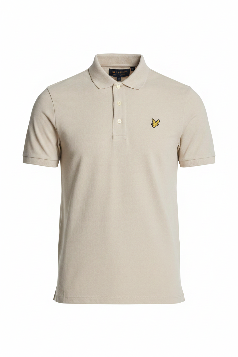 Lyle & Scott Polo SP400VOG Sabbia - Ghost Mannequin