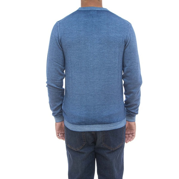 Sun68 Maglia Uomo K45130/80 Effetto Used Avio Scuro