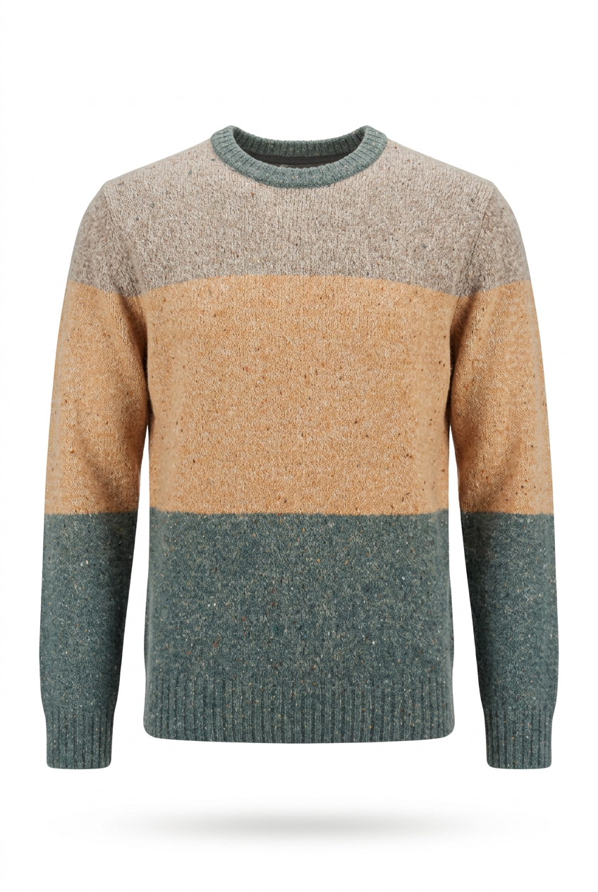 Maglione IMPURE Multicolore C73 NAPS ACQUA, vista frontale ghost mannequin