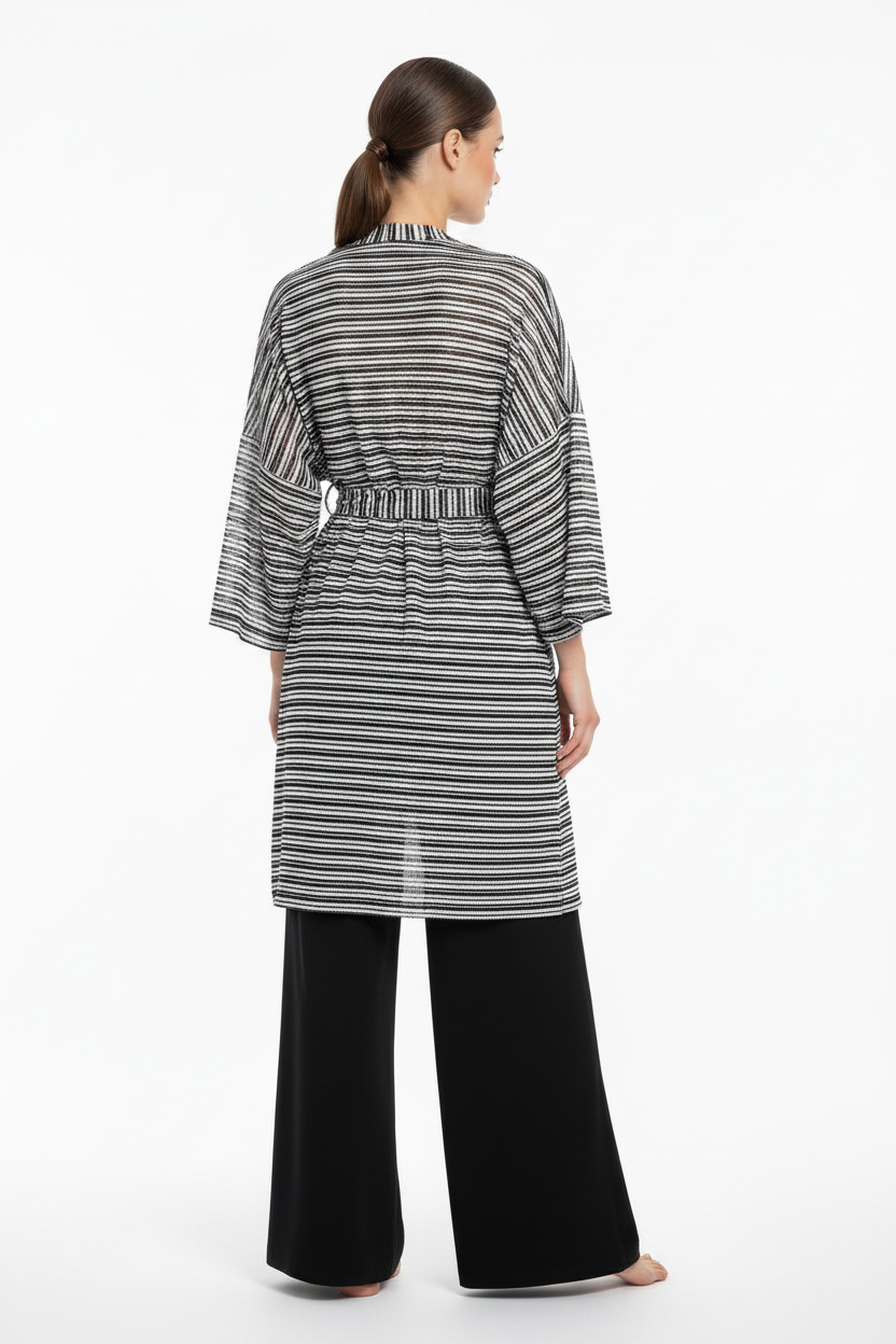 Moschino Cardigan a Righe – Vista Retro