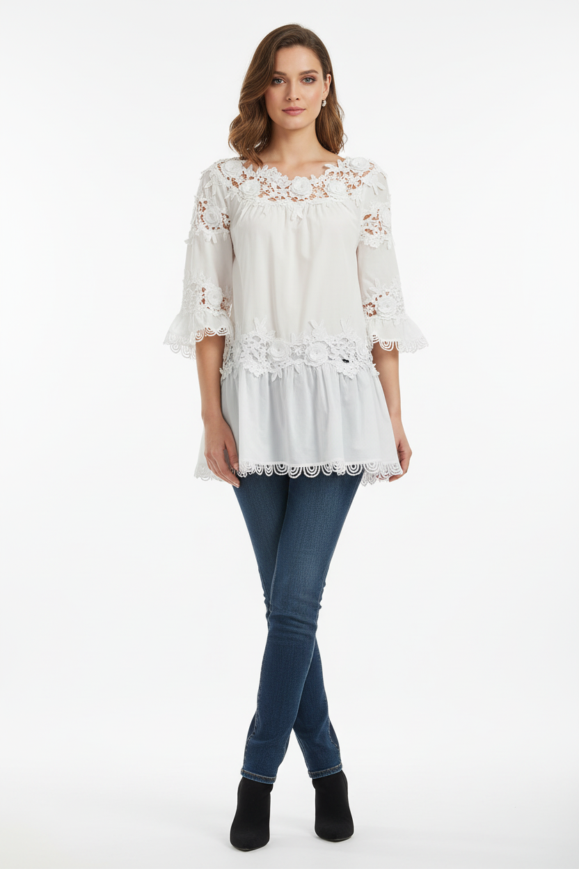 Nosecrets Camicia Top Playa con modella