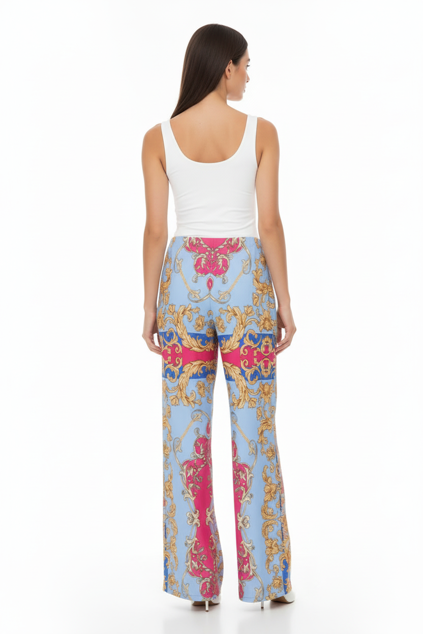 Nosecrets Pantalone Fantasia Foulard Retro