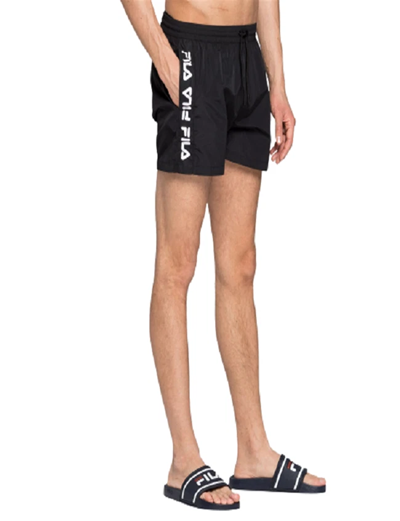 Fila Costume Uomo Swim Shorts – Pantaloncini Mare | Nero