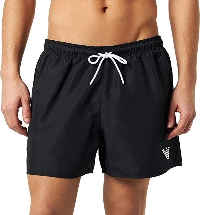 Emporio Armani Swimwear – Boxer Essential Costume da Bagno Uomo | Nero