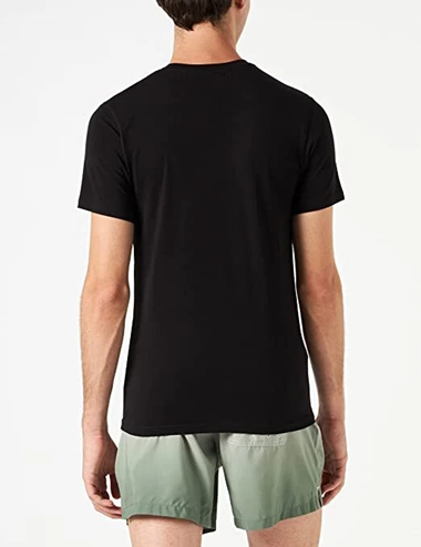 Emporio Armani Crew Neck T-Shirt Big Eagle Uomo, Nero