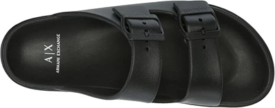 Armani Exchange Sandalo Safari XUP015XV821 Slides Nero Unisex