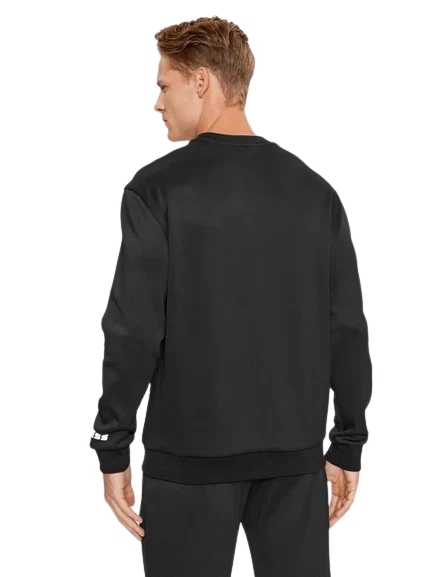 Guess Felpa Uomo Scuba Logo Triangolo a Rilievo Z3BQ06KB212