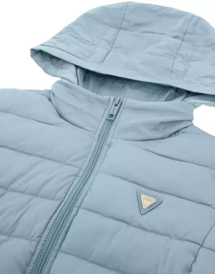 Guess Piumino Donna Slim Fit Puffer Light blue