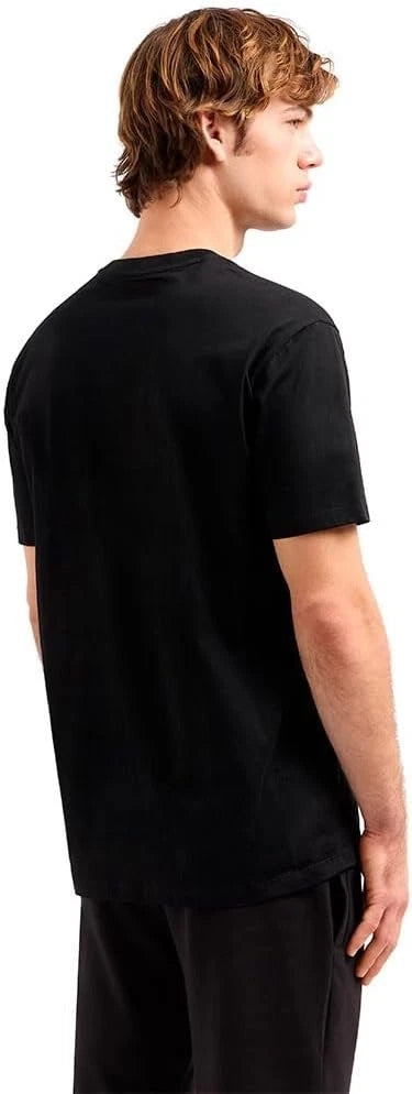 Armani Exchange T-Shirt Uomo Ax Milano Nero & Oro