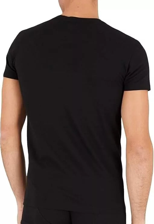 Emporio Armani Iconic Lounge - T-Shirt in Piquet Elasticizzato