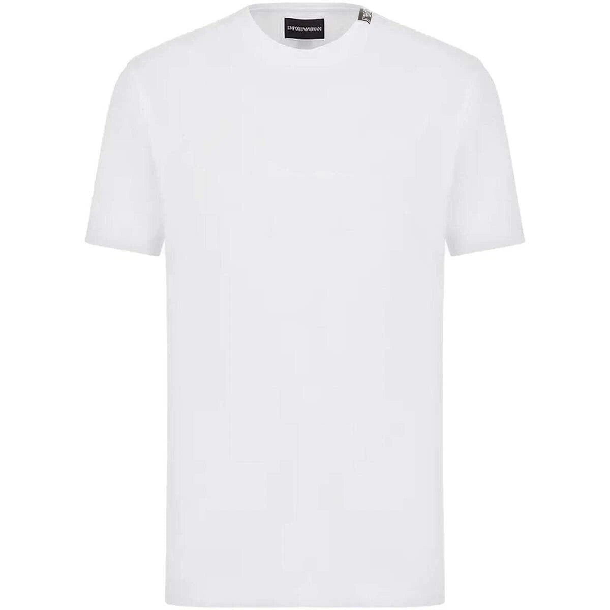 Emporio Armani Iconic Lounge - T-Shirt in Piquet Elasticizzato