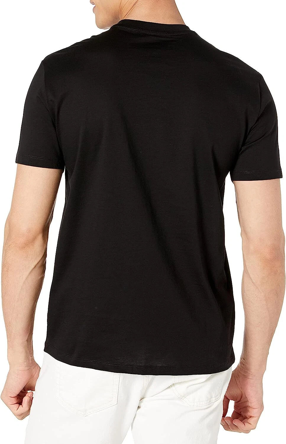 ARMANI EXCHANGE T-Shirt Uomo 3KZTLB | Logo Gommato a Rilievo | Nero