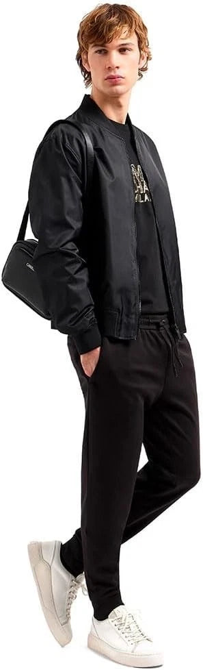 Armani Exchange T-Shirt Uomo Ax Milano Nero & Oro