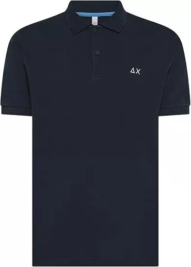SUN68 Polo Uomo Basic Blu Polo Basic S/S A35109