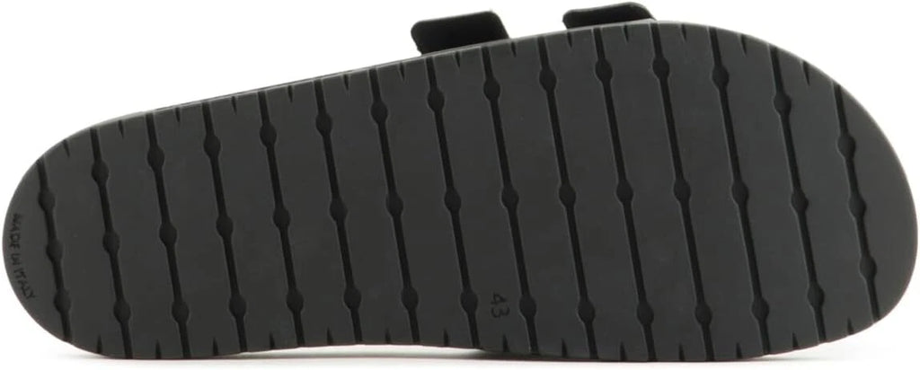 Emporio Armani Sandalo Double Buckle Slides Nero Unisex
