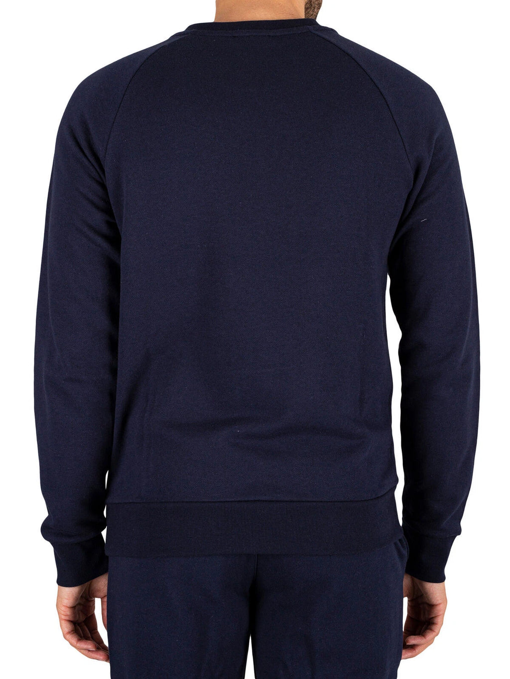 Emporio Armani Sweater+Trousers Iconic Terry Blu - Felpa + Pantaloni Uomo