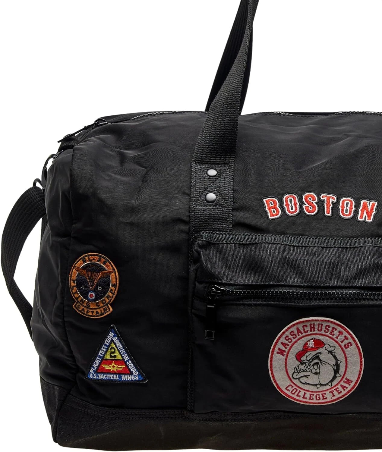 Blauer Borsone Baker01 Borsa Viaggio Week-end Nero Manico Resistente e Tracolla