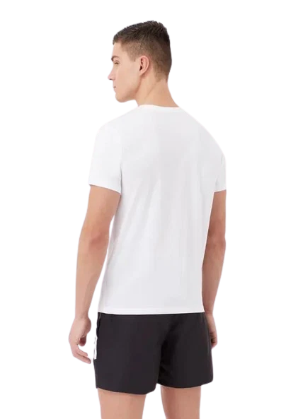 Emporio Armani T-shirt Uomo Manica Corta con Stampa Logo Band